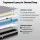 Giselle Bedding King Mattress 26cm Firm Pocket Spring Dual Edge Support Dark Grey Breathable Foam