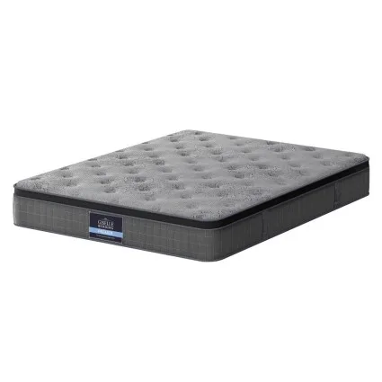 Giselle Bedding DOVE Series King Mattress 26cm Euro Top Natural Latex Foam, Bamboo Charcoal, Medium Firm Support