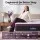Giselle Bedding King Mattress 35cm Firm Euro Top 5-Zone Pocket Spring Dual-Row Edge Support Purple Black