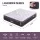 Giselle Bedding King Mattress 35cm Firm Euro Top 5-Zone Pocket Spring Dual-Row Edge Support Purple Black