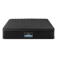 Giselle Bedding Muse Series King Mattress 34cm 5-Zone Pocket Spring, Euro Top, Egg-Crate Memory Foam, Medium-Firm
