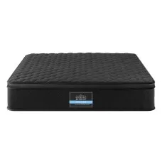 Giselle Bedding Muse Series King Mattress 34cm 5-Zone Pocket Spring, Euro Top, Egg-Crate Memory Foam, Medium-Firm