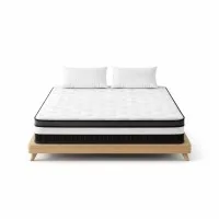 Giselle Bedding Breeze Series King Mattress 30cm Euro Top, Medium-Firm, Pocket Spring, Hypoallergenic, White