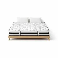 Giselle Bedding Rumba Series 24cm Ultra Firm King Mattress with Pocket Springs & High-Density Foam for Optimal Support