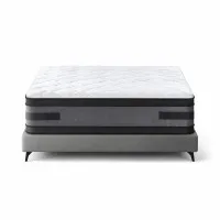 Giselle Bedding Luna Series King Mattress - 36cm Euro Top, Cool Gel Memory Foam, Dual Firmness, 7-Zone Spring Support