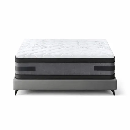 Giselle Bedding Luna Series King Mattress - 36cm Euro Top, Cool Gel Memory Foam, Dual Firmness, 7-Zone Spring Support