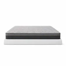 Levitex 25cm Hybrid Pocket Spring Mattress King Firm 7.0 Bamboo Charcoal Fabric Egg Crate Foam 21cm Springs