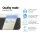 Giselle Bedding Queen Cool Gel Memory Foam Mattress - Medium Firm, Hypo-allergenic, 21cm, Zero Partner Disturbance
