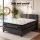 Giselle Bedding Queen Bed Frame Bundle with 36cm Double-Sided Mattress, 7-Zoned Pocket Springs, Charcoal