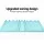 Giselle Bedding 11-Zone Memory Foam Mattress Topper Double – 8cm Thick, Bamboo Cover, Cool Gel, Pain Relief