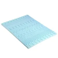 Giselle Bedding Queen Memory Foam Mattress Topper, 11-Zone, 8cm Thick, Bamboo Cover, Cool Gel Tech, Pain Relief