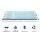 Giselle Bedding 7-Zone Memory Foam Mattress Topper Single - 5cm Thick, Bamboo Cover, Visco Elastic, Breathable Design