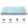 Giselle Bedding King Memory Foam Mattress Topper 8cm - 7-Zone Design, Visco Elastic Foam, Bamboo Cover, Breathable