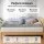 Giselle Bedding 8cm Memory Foam Mattress Topper Double, 7-Zone Graphite, Bamboo Cover, Anti-Skid, Washable