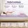 Giselle Bedding Queen 8cm Memory Foam Mattress Topper Lavender Infused Bamboo Cover 7-Zone Support, Airflow Design