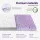 Giselle Bedding Queen 8cm Memory Foam Mattress Topper Lavender Infused Bamboo Cover 7-Zone Support, Airflow Design