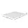 Giselle Bedding Memory Foam Mattress Topper Single 8cm 7-Zone Airflow Pad, Visco Elastic, Removable Cover, White