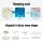 Giselle Bedding 10cm Cool Gel Memory Foam Mattress Topper - Bamboo Cover, Double Size, Pressure Relief & Breathable