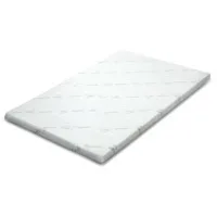 Giselle Bedding Double Memory Foam Mattress Topper with Cool Gel, Bamboo Cover, 5cm Thick - Enhanced Comfort
