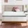 Giselle Bedding Double Memory Foam Mattress Topper 8cm - Cool Gel, Bamboo Cover, High Density for Cooler Sleep