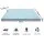 Giselle Bedding Double Memory Foam Mattress Topper 8cm - Cool Gel, Bamboo Cover, High Density for Cooler Sleep