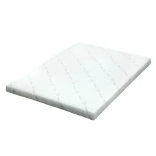 Giselle Bedding Queen Cool Gel Memory Foam Mattress Topper, 8cm - Bamboo Cover, Motion Control, Eco-Friendly