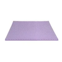 Giselle Bedding Queen 5cm Lavender-Infused Memory Foam Mattress Topper - Breathable Egg Crate Design for Deep Sleep