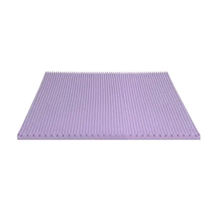 Giselle Bedding Queen 5cm Lavender-Infused Memory Foam Mattress Topper - Breathable Egg Crate Design for Deep Sleep