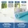 Giselle Bedding 8cm Queen Memory Foam Mattress Topper Gel Infused Egg Crate Bamboo Cover Pressure Relief