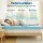 Giselle 12cm Memory Foam Mattress Topper Single, Cool Gel, Bamboo Cover, Ventilated, Pressure Relief, Anti-Skid
