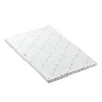 Giselle Bedding Memory Foam Mattress Topper Single 5cm Ventilated Cool Gel Bamboo Cover Hypoallergenic Breathable