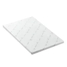 Giselle Bedding Memory Foam Mattress Topper Single 5cm Ventilated Cool Gel Bamboo Cover Hypoallergenic Breathable