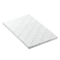 Giselle Bedding Memory Foam Mattress Topper Single 8cm Ventilated Cool Gel, Bamboo Cover, Anti-Allergy, Washable