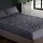 Giselle Bedding King Single Pillowtop Mattress Topper, 3-Zone Comfort, 4.5cm Thick, Microfibre, Breathable, Charcoal
