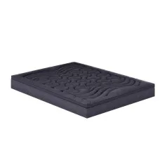 Giselle Bedding 3-Zone Pillowtop Mattress Topper, Single, 4.5cm Thick, 1000GSM Microfibre, Breathable & Washable