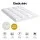 Giselle Bedding Mattress Topper Double 10cm Bamboo Blend Pillowtop, Microfibre Cover, Hypoallergenic, 190x137cm