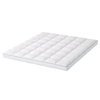 Giselle Bedding King Mattress Topper 10cm Pillowtop Bamboo Microfibre Cover, Hypoallergenic, Diamond Quilted