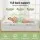 Giselle Bedding 11cm Bamboo Mattress Topper King Size, 1500GSM Plush Pillowtop, Breathable, Machine Washable