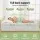 Giselle Bedding Bamboo King Single Mattress Topper 11cm Pillowtop, 1500GSM, Breathable, Hypoallergenic, Machine Washable