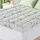 Giselle Bedding Bamboo Mattress Topper Queen 11cm Pillowtop, 1500GSM Hollow Fibre, Breathable, Machine-Washable