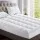 Giselle Bedding Queen Bamboo Mattress Topper - 1000GSM, 5cm Thick, Anti-Allergy, Dust Mite Resistant, Breathable Comfort