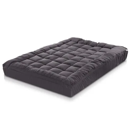 Giselle Bedding Queen Mattress Topper - 1000GSM Bamboo Charcoal Pillowtop, Anti-Allergy, Memory-Resistant, 45cm Fit