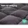 Giselle Bedding Queen Mattress Topper - 1000GSM Bamboo Charcoal Pillowtop, Anti-Allergy, Memory-Resistant, 45cm Fit