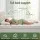 Giselle Bedding Double 5cm Pillowtop Mattress Topper Coral Fleece 1000GSM Hollow Fibre with 45cm Skirt Machine Washable