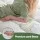 Giselle Bedding Double 5cm Pillowtop Mattress Topper Coral Fleece 1000GSM Hollow Fibre with 45cm Skirt Machine Washable