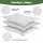 Giselle Bedding Double 5cm Pillowtop Mattress Topper Coral Fleece 1000GSM Hollow Fibre with 45cm Skirt Machine Washable