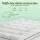 Giselle Bedding Double 5cm Pillowtop Mattress Topper Coral Fleece 1000GSM Hollow Fibre with 45cm Skirt Machine Washable