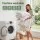 Giselle Bedding Double 5cm Pillowtop Mattress Topper Coral Fleece 1000GSM Hollow Fibre with 45cm Skirt Machine Washable