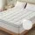 Giselle Bedding King Pillow top Mattress Topper 5cm Coral Fleece 1000GSM Hollow Fibre Baffle Box Construction