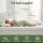 Giselle Bedding King Pillow top Mattress Topper 5cm Coral Fleece 1000GSM Hollow Fibre Baffle Box Construction